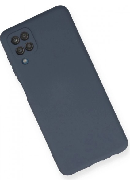 Samsung Galaxy A12 Kılıf Nano Içi Kadife Silikon - Gri modelleri