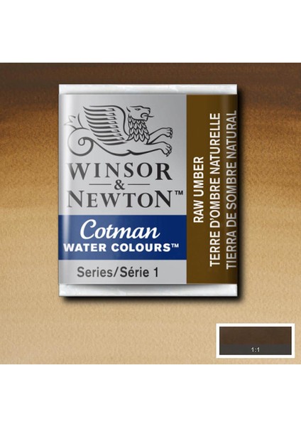 Cotman Sulu Boya Yarım Tablet Raw Umber 554