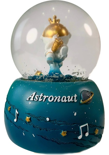 HDY0092 Orta Boy (A) Hediyelik Müzikli Işıklı Kar Atan Kar Küresi (Pilli) Astronaut fiyatları
