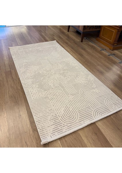 Markiz 1138 Krem modern Pamuk Taban Halı fırsatları