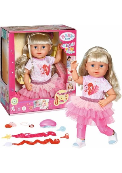 Mga Entertainment 833018 Baby Born Kız Kardeş Bebeği 43 cm