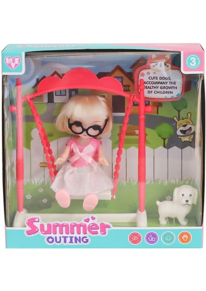 925-141 Salıncaklı Köpekli Bebek Oyun Seti -Karsan fiyatları