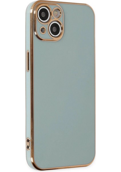 iPhone 13 Kılıf Volet Silikon - Açık Yeşil