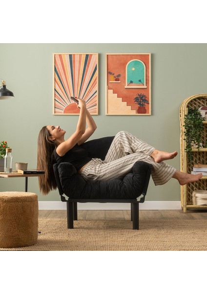 Nitta Tekli Koltuk - Siyah