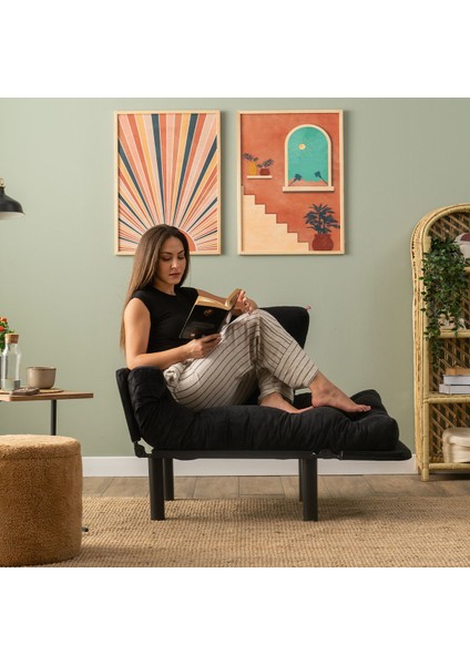 Nitta Tekli Koltuk - Siyah indirimleri