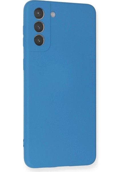 Samsung Galaxy S21 Plus Kılıf Nano Içi Kadife Silikon - Mavi fiyatları