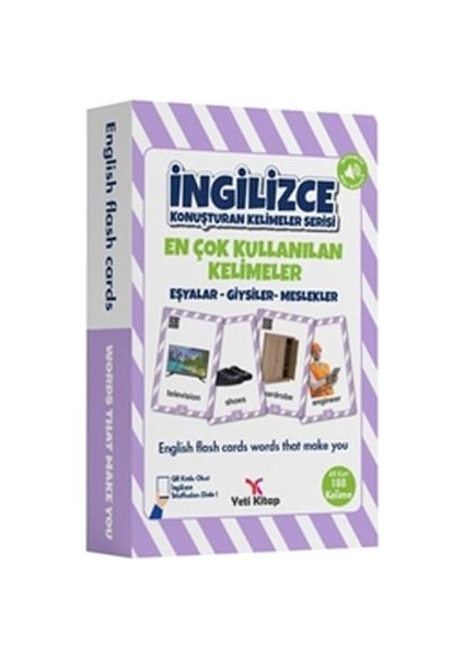Ingilizce Kelime Kartları Eşyalar-Giysiler-Meslekler
