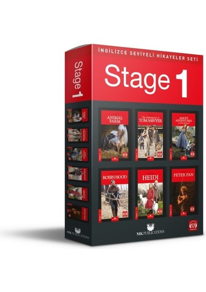 Ingilizce Seviyeli Hikayeler Seti - Stage-1