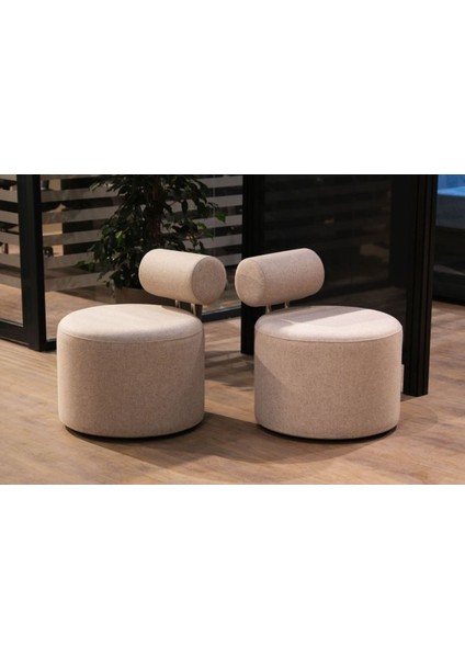 Lora Çok Amaçlı Beyaz Puf Bench | Ahşap Iskelet fiyatları