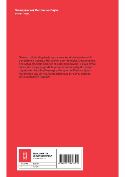 Sermayem Yok Derdimden Başka - Serdar Tuncer fiyatları