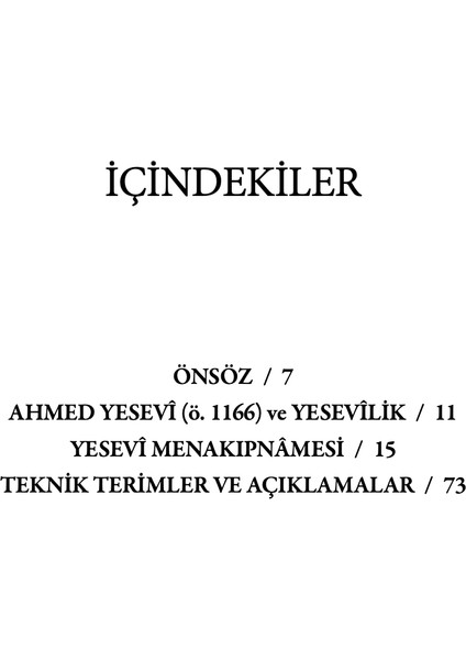 Yesevî Menakıpnâmesi - Altmış Üçte Girdim Yere - Ahmed Yesevî indirimleri