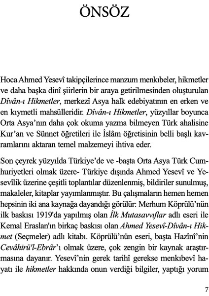 Yesevî Menakıpnâmesi - Altmış Üçte Girdim Yere - Ahmed Yesevî