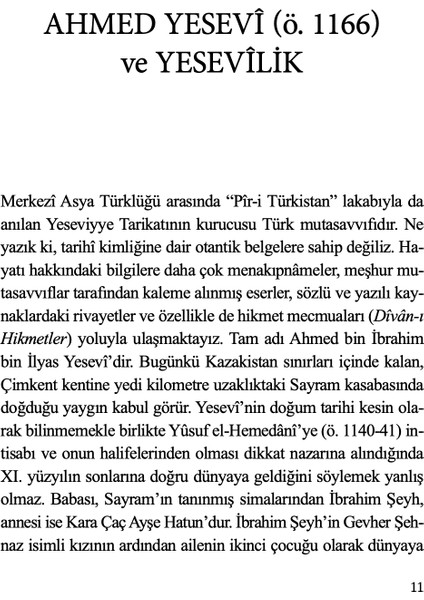 Yesevî Menakıpnâmesi - Altmış Üçte Girdim Yere - Ahmed Yesevî