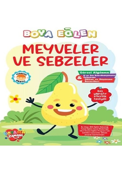 Boya Eğlen - Meyveler Vesebzeler