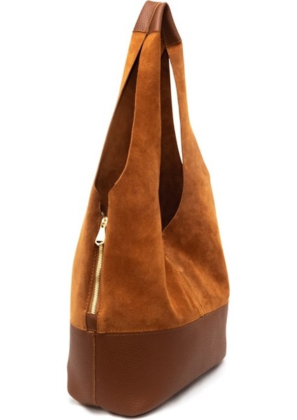 Deri Süet Iç Çantalı Kadın Çantası modelleri