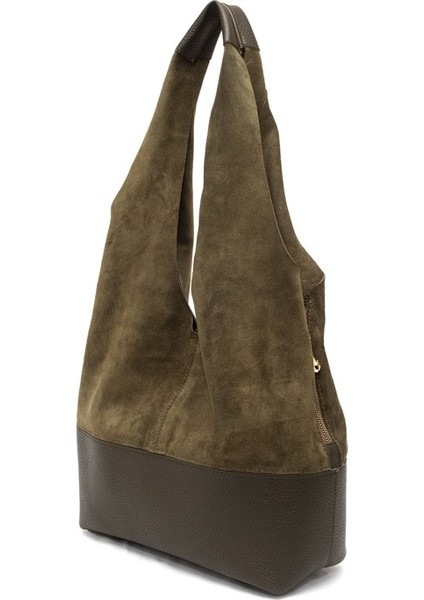 Deri Süet Iç Çantalı Kadın Çantası modelleri