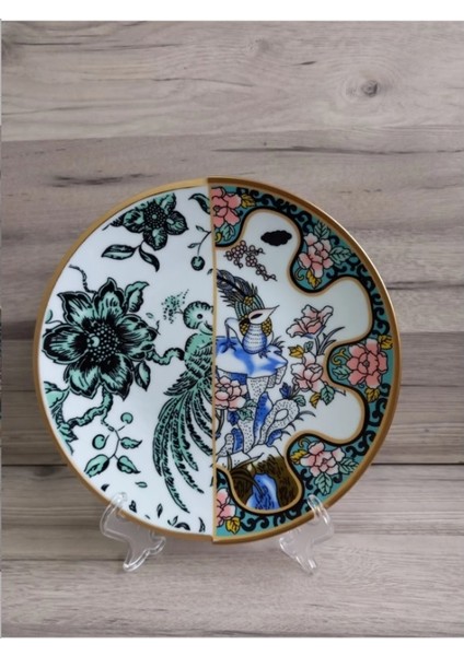 6 Kişilik Porselen Pasta Tabağı Seti Seremony Serisi