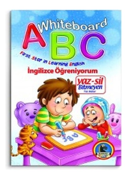 Whiteboard Abc First Step In Learning English / Yaz-Sil Bitmeyen Yazı Defteri