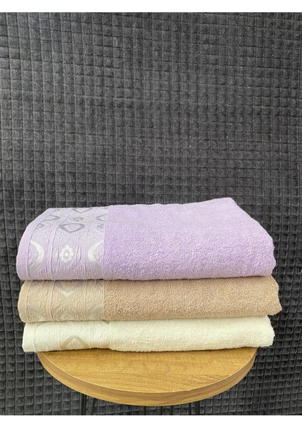 Göz Desen 3’lü Banyo Havlu Seti – 100X150 cm %100 Pamuk, Yumuşak Dokulu,desenli. fırsatları