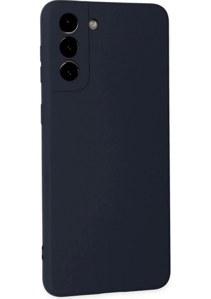 Samsung Galaxy S21 Plus Kılıf Nano Içi Kadife Silikon - Lacivert modelleri