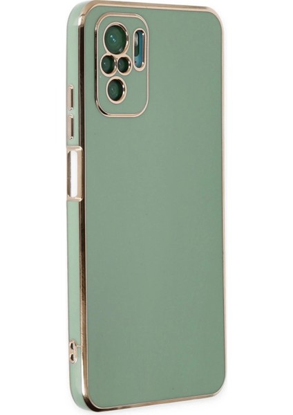Xiaomi Redmi Note 10 Kılıf Volet Silikon - Açık Yeşil