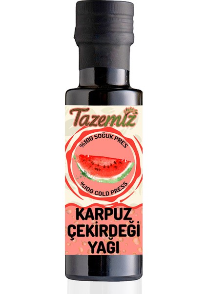 Karpuz Çekirdeği Yağı 100ML - Soğuk Pres