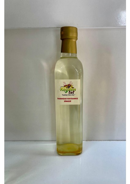 Doğal Ürünler El Yapımı Sarımsak- Maydanoz Sirkesi 500 ML