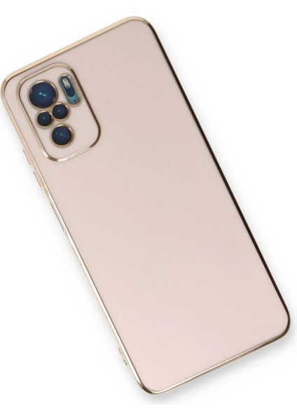 Xiaomi Redmi Note 10 Kılıf Volet Silikon - Pembe modelleri