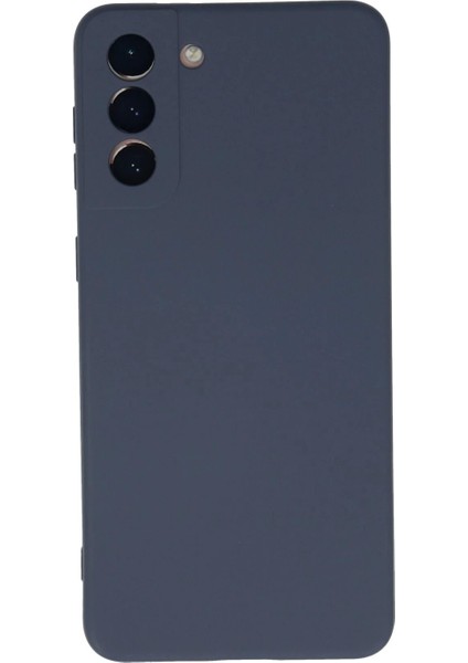 Samsung Galaxy S21 Plus Kılıf Nano Içi Kadife Silikon - Gri