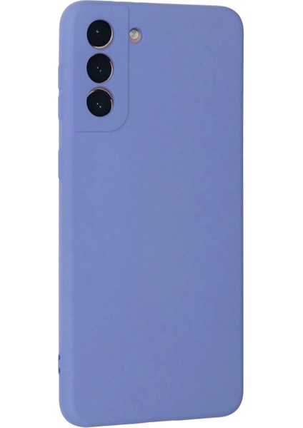 Samsung Galaxy S21 Plus Kılıf Nano Içi Kadife Silikon - Lila modelleri