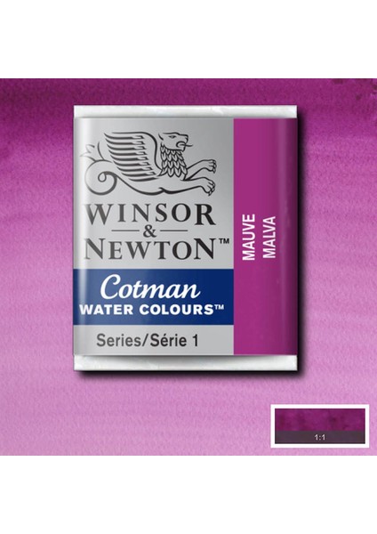 Cotman Sulu Boya Yarım Tablet Mauve 398