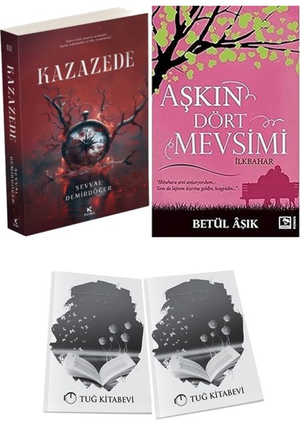 Aşkın Dört Mevsimi: Ilkbahar ve Pukka Yayınları Kazazede 3 Şevval Demirdöğer 2li Set + Hediyeli