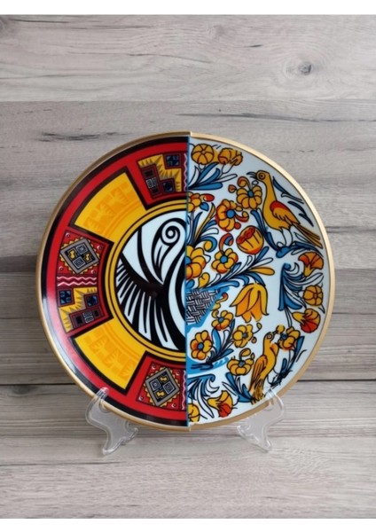6 Kişilik Porselen Pasta Tabağı Seti Canga Serisi