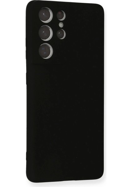 Samsung Galaxy S21 Ultra Kılıf Nano Içi Kadife Silikon - Siyah fiyatları