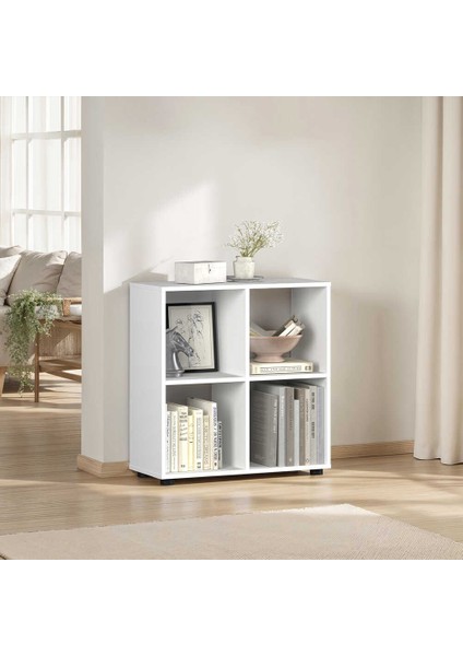 Cubic Kitaplık Beyaz 70X72X30 cm