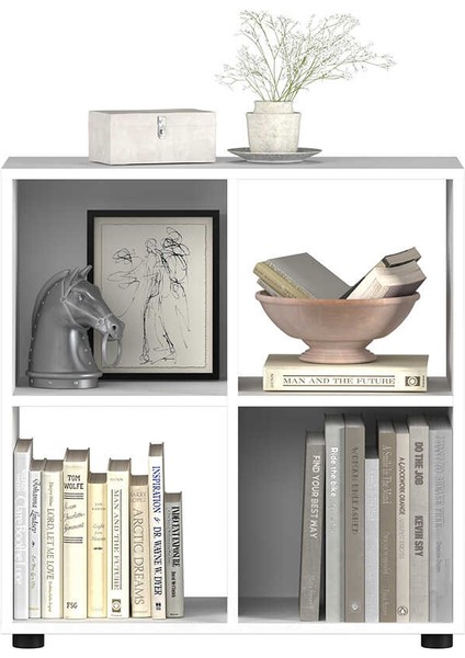 Cubic Kitaplık Beyaz 70X72X30 cm modelleri