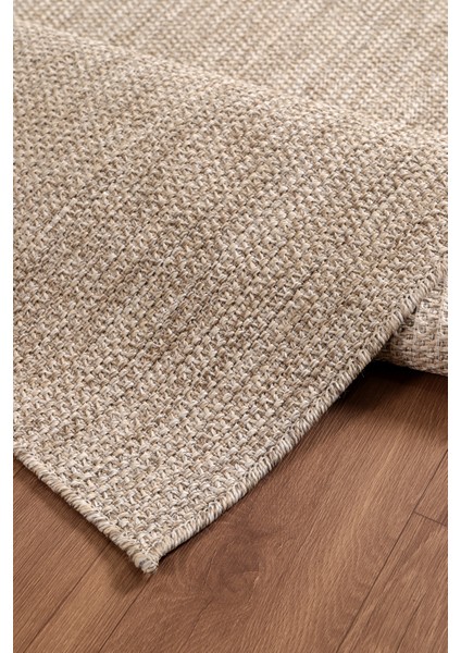 Sisal Jüt Hasır Model Tek Renk Dokuma Yıkanabilir Toz Vermez Halı Vizon