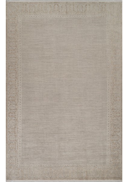 Halı Aura 2855 Krem Viskon 120 Tarak Özel Tezgah Üst Kalite Halı