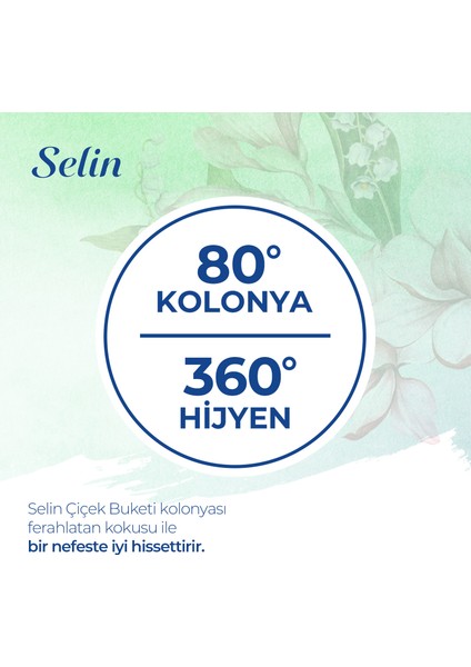Parfümlü Kolonya Çiçek Buketi 400 ml - 4'lü Set modelleri