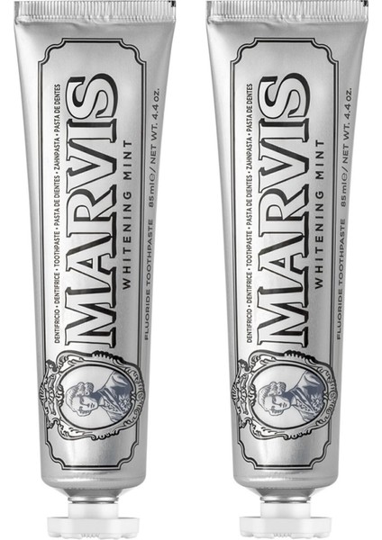 Whitening Beyazlatıcı Diş Macunu - Güçlü Temizlik ve Plak Önleyici Etki 85 ml x2 Nane Aromasıyla (2 Adet) fiyatları