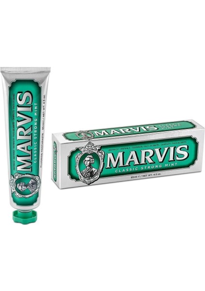 Beyazlatıcı Diş Macunu - Etkili Plak Temizliği, 2×85 ml, Nane Aromalı, Klasik ve Ekstra Ferahlatıcı modelleri