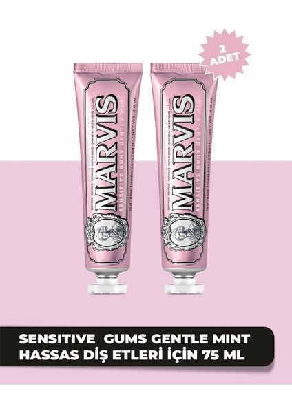 Sensitive Gums Gentle Mint Diş Macunu 75 ml x 2