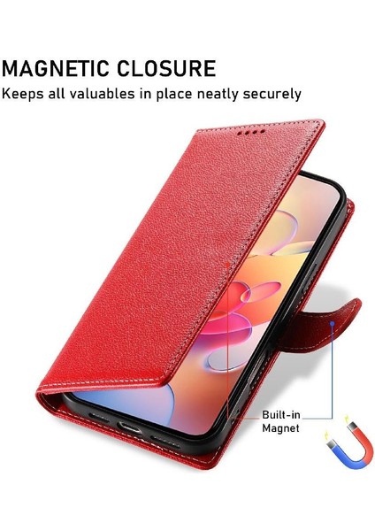 Samsung Galaxy A26 Kart Tutucu Yuvalı Kickstand Manyetik Pu Deri Kapaklı Koruyucu Darbeye Dayanıklı Telefon Kılıfı (Yurt Dışından) fırsatları
