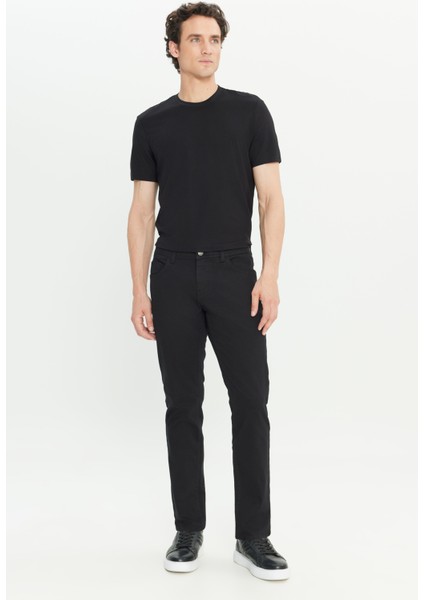 ALTINYILDIZ CLASSICS Erkek Siyah 360 Derece Her Yöne Esneyen Rahat Slim Fit Dar Kesim Pantolon fırsatları