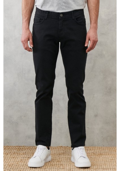 ALTINYILDIZ CLASSICS Erkek Siyah 360 Derece Her Yöne Esneyen Rahat Slim Fit Dar Kesim Pantolon