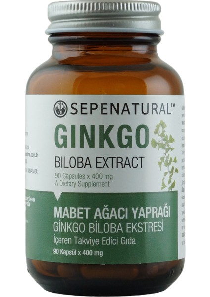 Sepe Natural Ginkgo Biloba Yaprak Ekstraktı 90 Kapsül X 400Mg fiyatları