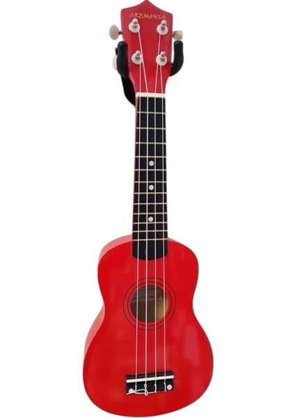 AU01L-21RD Ukulele Kırmızı