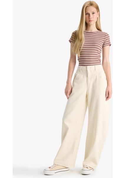 Coool Baggy Fit Normal Bel Gabardin Pantolon F8204AX25AU fiyatları
