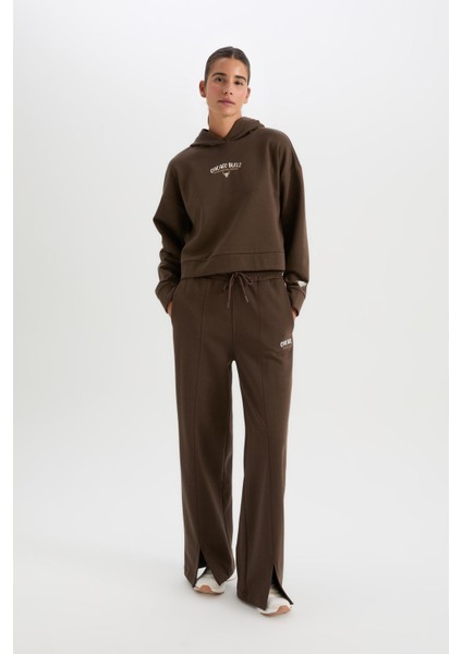 Fit Kalın Sporcu Eşofman Altı Wide Leg Geniş Paça Cepli Standart Boy D4989AX24AU modelleri