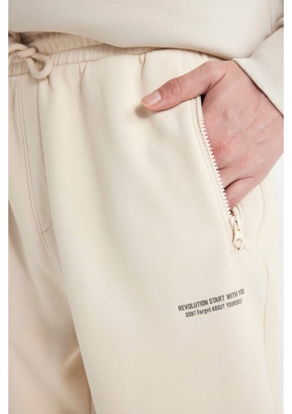 Regular Fit Jogger Eşofman Altı Fermuar Cepli Lastikli Paça Y5511AZ24AU indirimleri